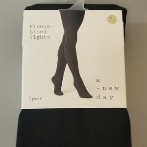 A New Day Fleece Lined Tights in Black